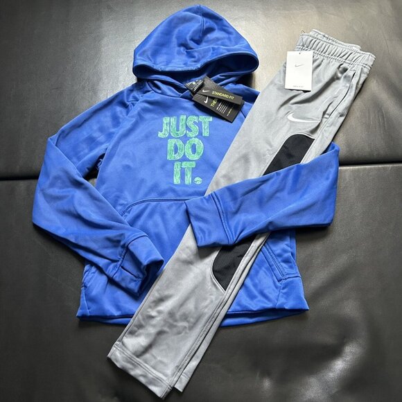 NWT Nike Track Pants & Hoodie Set Boys Youth Size Small